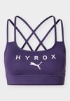 PUMA X HYROX MOVE STRAPPY BRA - Αθλητικό σουτιέν μεσαίας στήριξης - deep plum