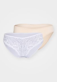 ANGIE 2 PACK - Trosor - white/beige