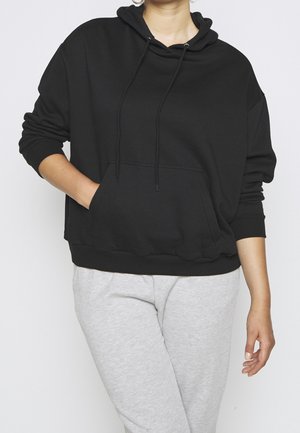 Felpa con cappuccio - black