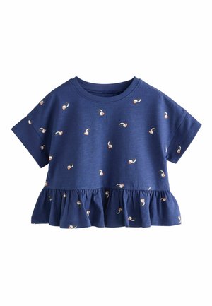 REGULAR FIT - SHORT SLEEVE  - Tričko s potlačou - navy puffin