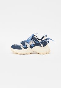 Unselected, blue denim