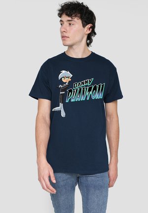 DANNY PHANTOM WITH LOGO - T-Shirt print - dark blue