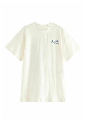 ACTIVE GRAPHIC TENNIS - Apdrukāts T-krekls - ecru white