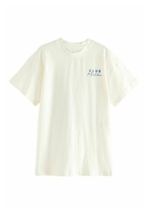 Next ACTIVE GRAPHIC TENNIS - T-shirt imprimé - ecru white