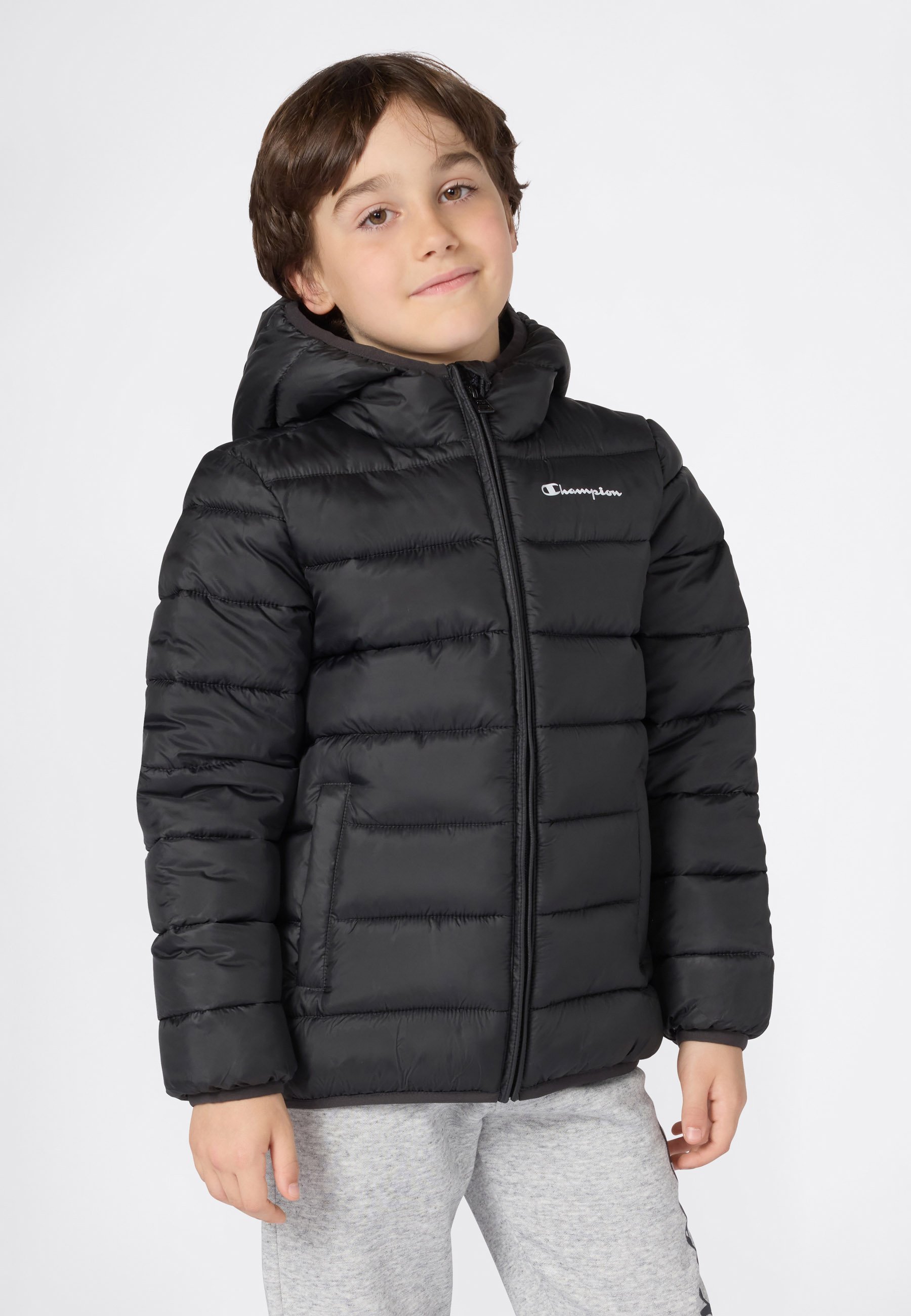 champion puffer jacket champion coat black
