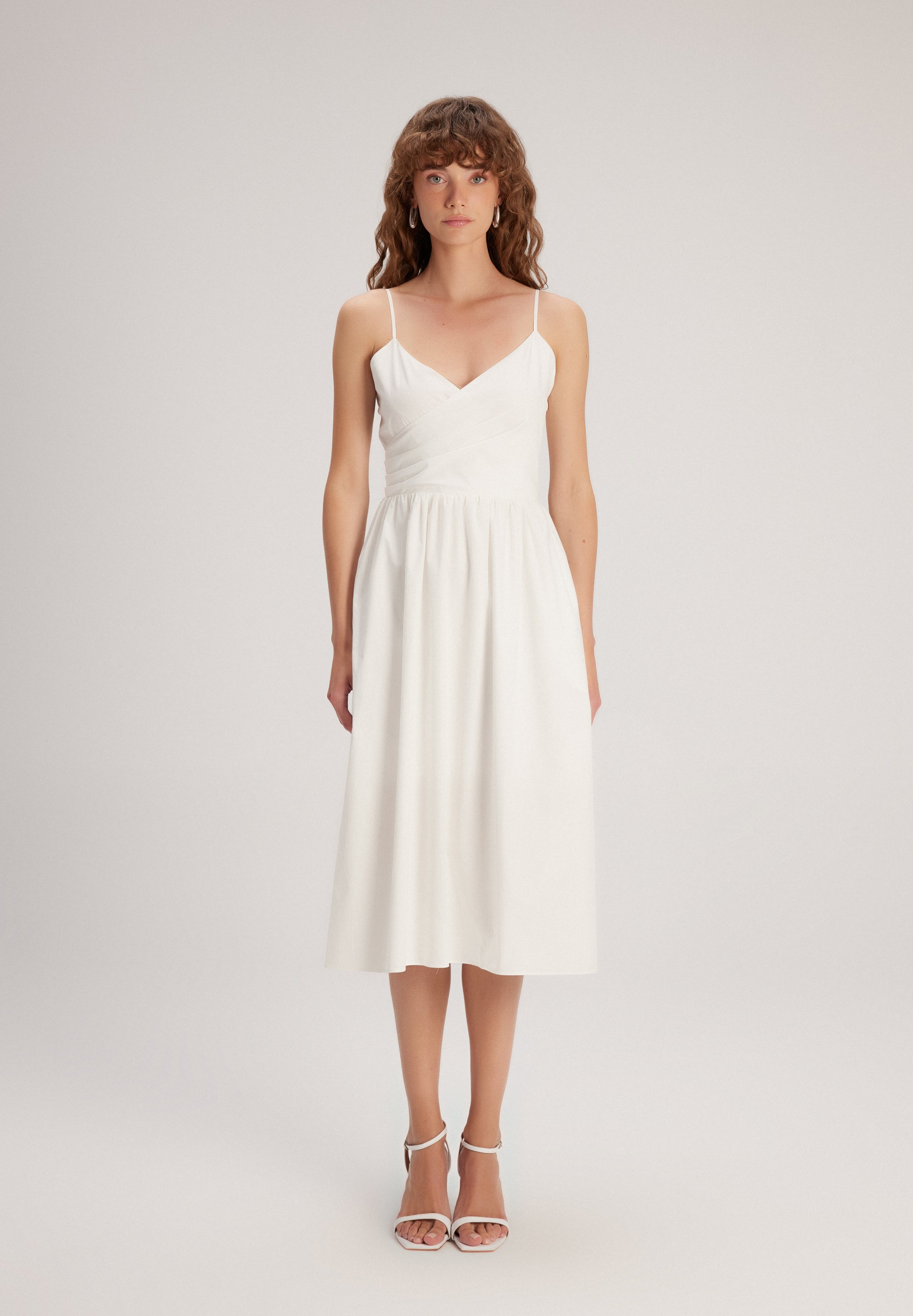 sachin and babi light blue dress Romantic Corset Flare Midi Dress