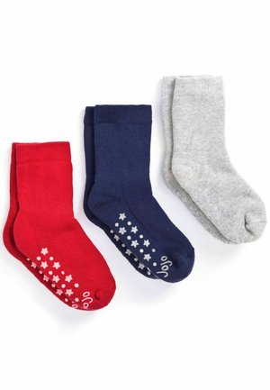 JoJo Maman Bébé 3 PACK EXTRA THICK   - Socken - red