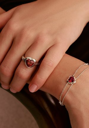 THOMAS SABO, Bague - silberfarben-coloured rot