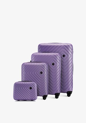 WITTCHEN LUGGAGE SET WITH WASH BAG FROM ABS - Sada zavazadel - purple