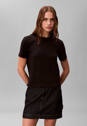 Calvin Klein CLASSIC LOGO GRAP - Tricou basic - black
