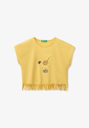 United Colors of Benetton, T-shirt con stampa - yellow