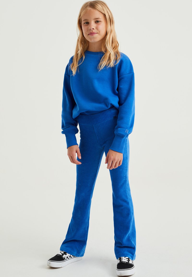 WE Fashion FLARED - Hlače - blue