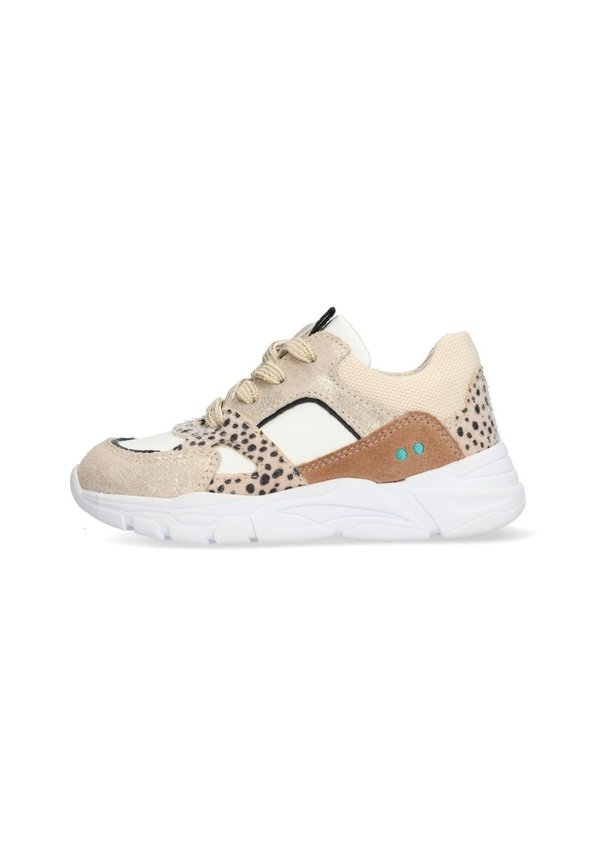 SPRING - Sneaker low - beige wit bruin