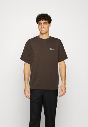 TATUM TEE UNISEX - T-shirt basic - chocolate