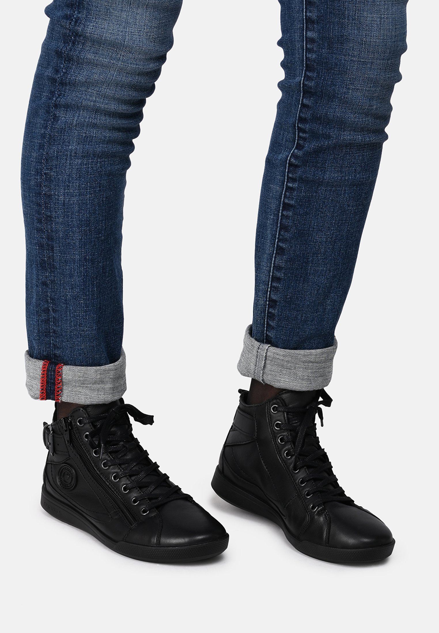 Pataugas PALME N F4D - Baskets montantes - black/noir - ZALANDO.FR
