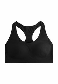 Sujetadores deportivos con sujeción media - black