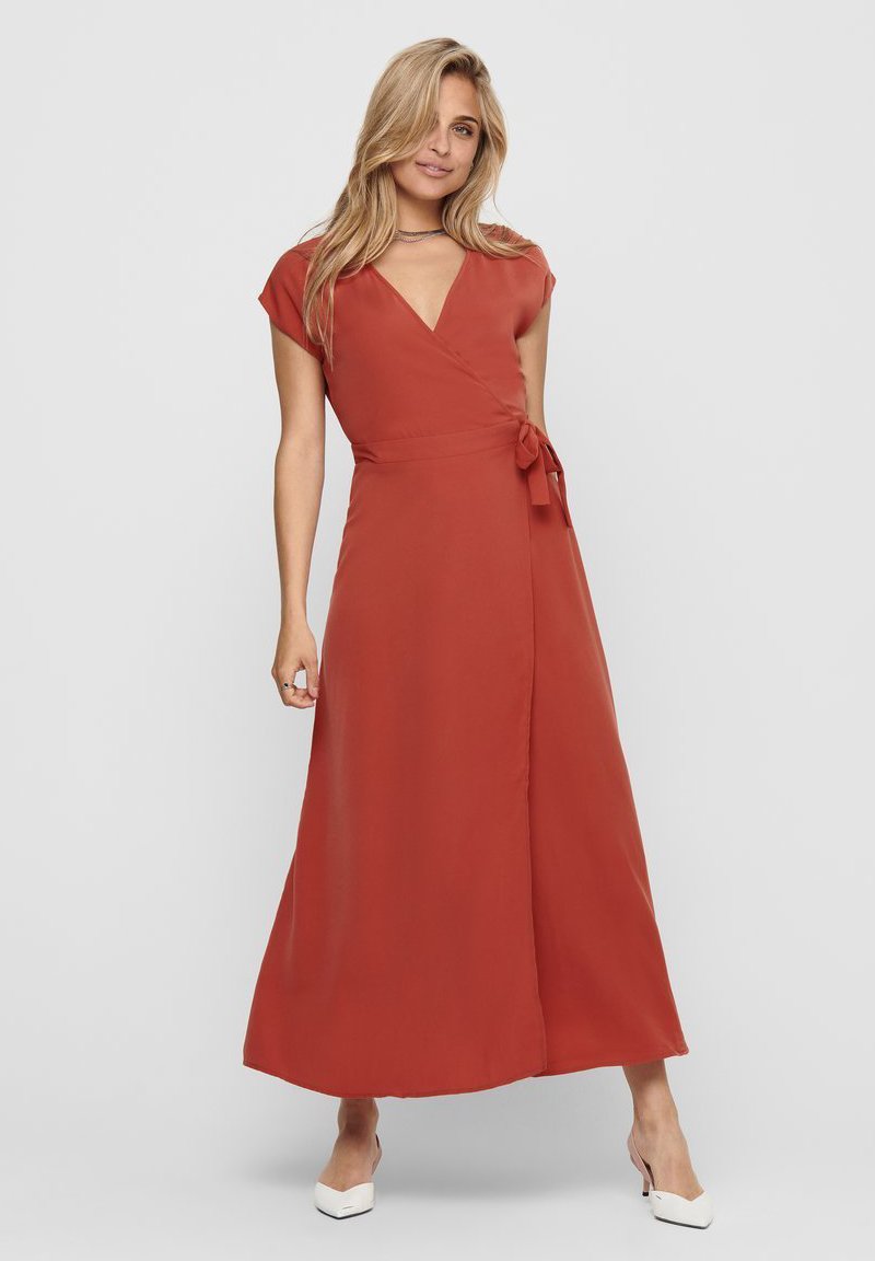 robe longue only rouge