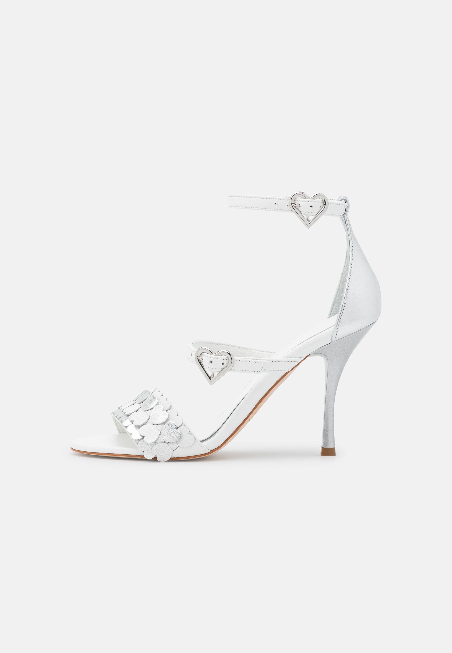 Blugirl CUORE - Sandali con tacco - silver/giallo - Zalando.it
