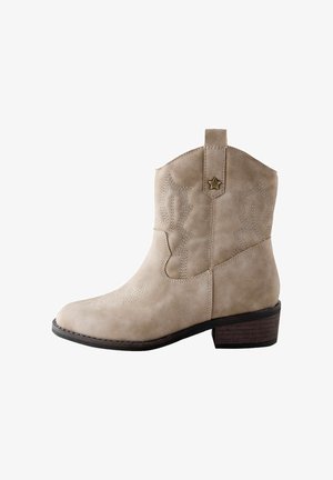 Next, REGULAR FIT - WESTERN ANKLE BOOTS . - Cowboy- / bikerstøvlette - mink brown faux suede