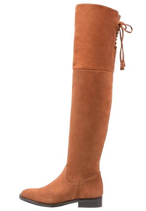 Overknees - cognac