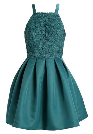 Cocktailkjole / festkjole - mottled teal