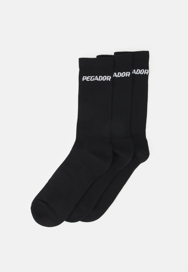 Pegador SIDE LOGO UNISEX 3 PACK - Meias - black/white