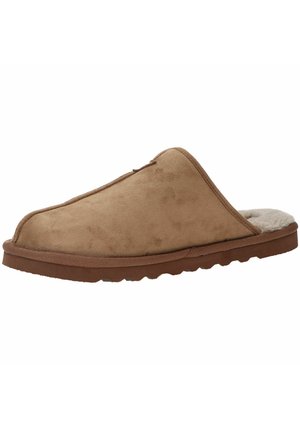 Slippers - cognac