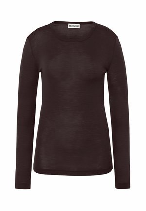 NATASHAS - Top s dlhým rukávom - fudge
