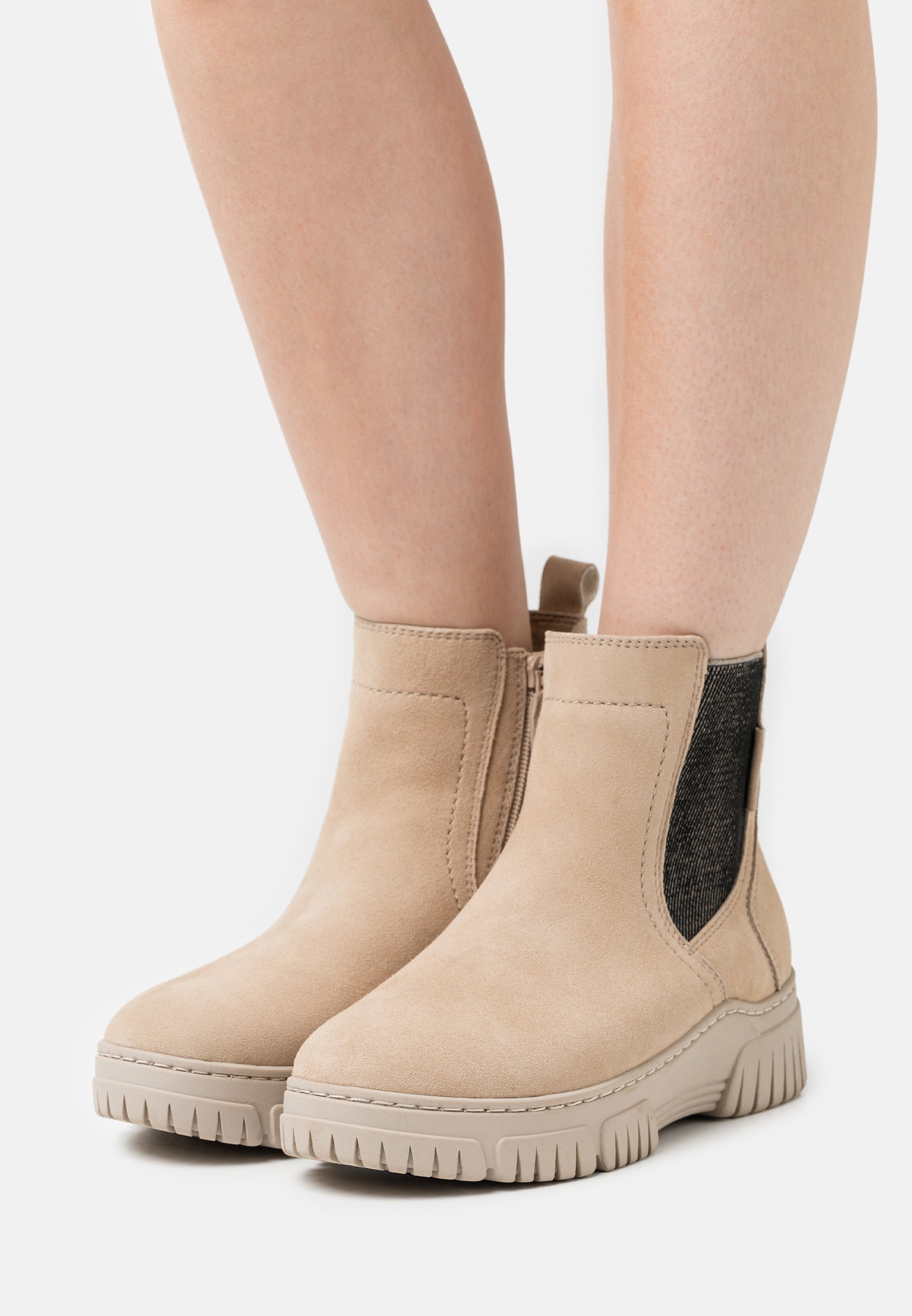 Tamaris Pure Relax Korte laarzen - almond/Beige - Zalando.nl
