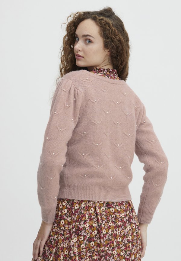 IRFLEURIE - Cardigan - pale mauve melange3