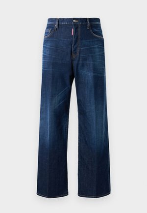 Dsquared2 Traperice opuštenog kroja - navy blue