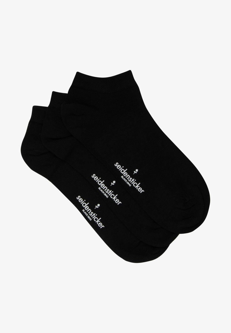 Seidensticker 3 PACK - Strømper - schwarz