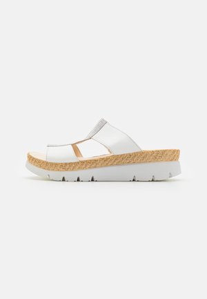 Pantolette flach - white/ice