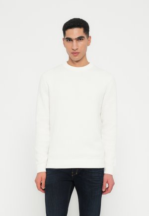 SLHDANE STRUCTURE CREW NECK - Jumper - bright white