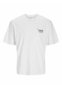 Jack & Jones RUNDHALS   - Camiseta estampada - bright white