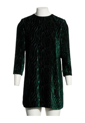 Saint Laurent MINI DRESS MULTICOLOUR - Cocktail dress / Party dress - green black