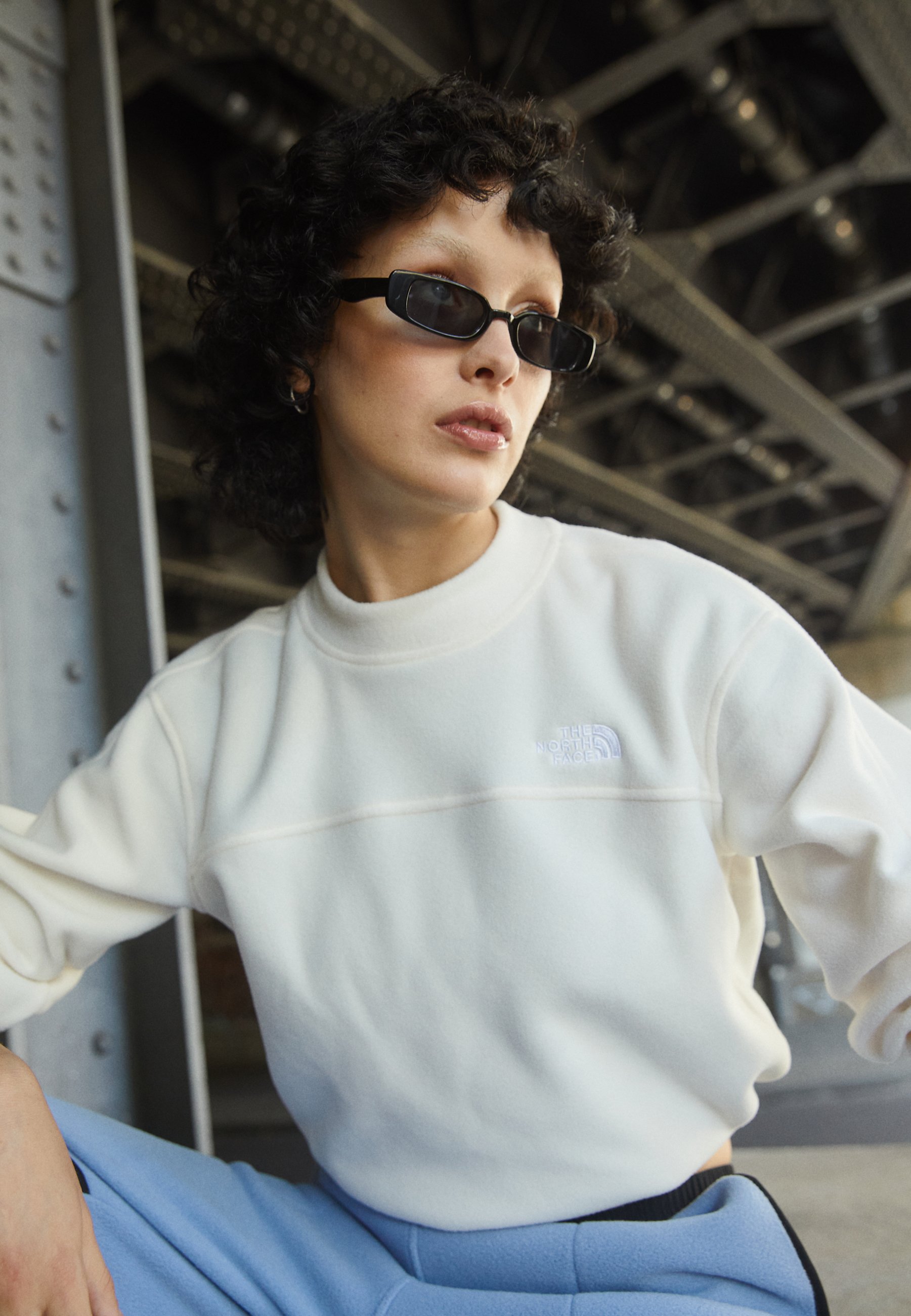 North Face MOCK NECK - Forro - gardenia white/blanco Zalando.es