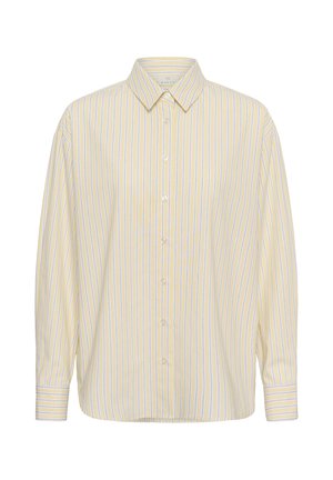 Kaffe, KAASTER SHIRT - Overhemdblouse - sunlight chalk black stripe