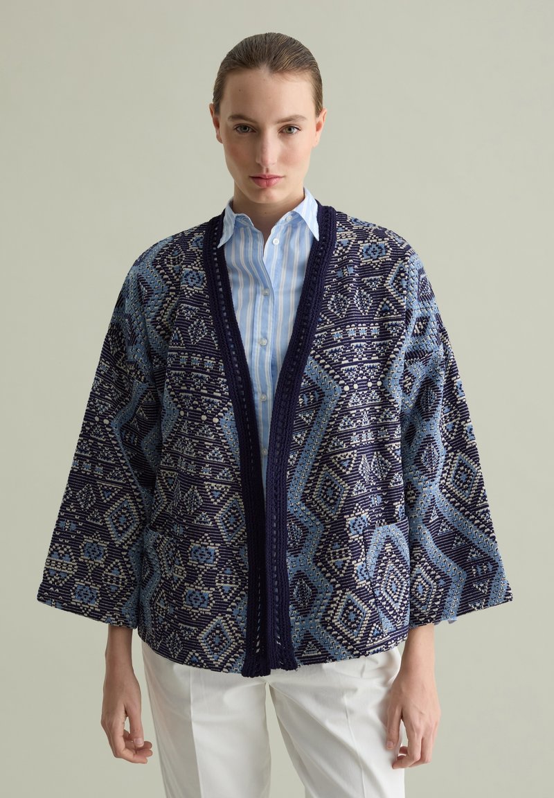PIOMBO Lichte jas - blue