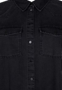 Zizzi MED KNAPPER - Teksakleit - grey denim