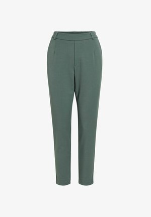 VILA, VIVARONE HW SLIM PANT - NOOS - Pantalones - balsam green