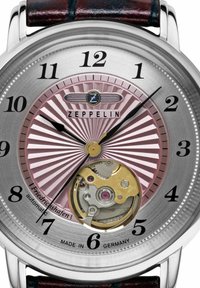 Zeppelin Uhr - rosa