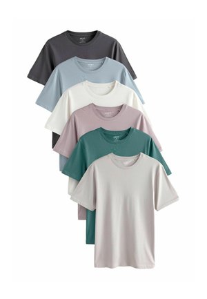 Next 6 PACK  - Basic T-shirt - blues purple pink neutrals