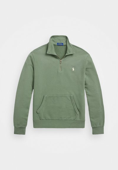 Polo Ralph Lauren LOOPBACK FLEECE QUARTER-ZIP SWEATSHIRT - Camisola - cargo green