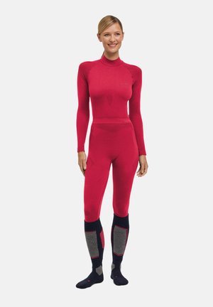 WARM LONG TIGHTS MILD TO COLD TEMPERATURES - Leggings - red