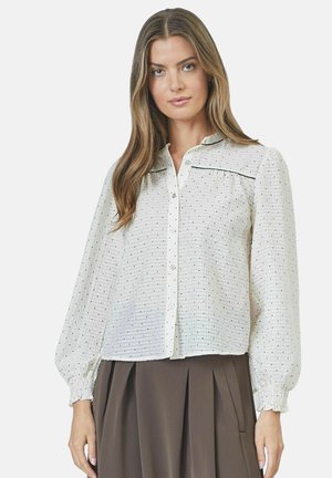 FRANCISCACC DOT SHIRT - Button-down blouse - off white
