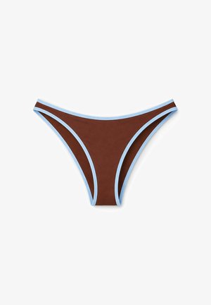 Calzedonia, BICOLOR PIPING - Bas de bikini - blue