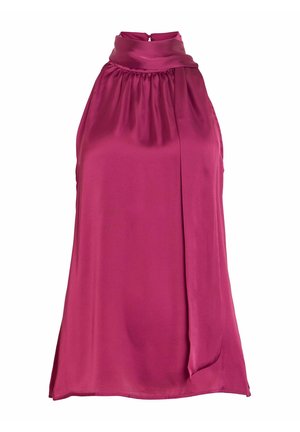 VILA, TOP VISOFIE HALTERNECK - Blouse - port royale