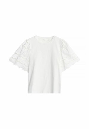 Dobber, HEATHER TOP - T-shirt print - white