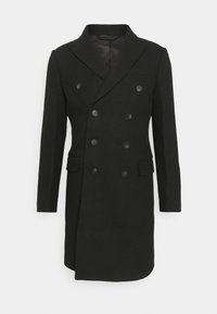 Isaac Dewhirst LONG PEA COAT - Abrigo clásico - black